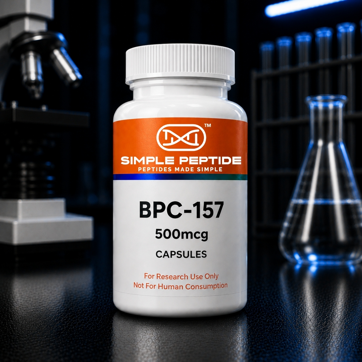peptide sciences bpc-157 capsules 500MCG Tissue Regeneration BPC-157:10mg Vial + BAC Water 3ml BioActive B12 (1000 mcg)