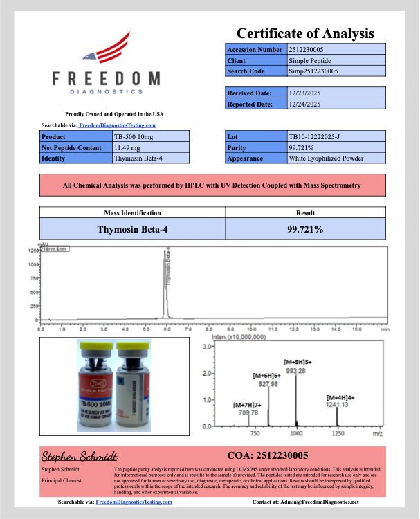 TB-500 (Thymosin Beta-4) - Image 8