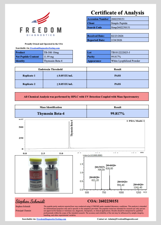 TB-500 (Thymosin Beta-4) - Image 2