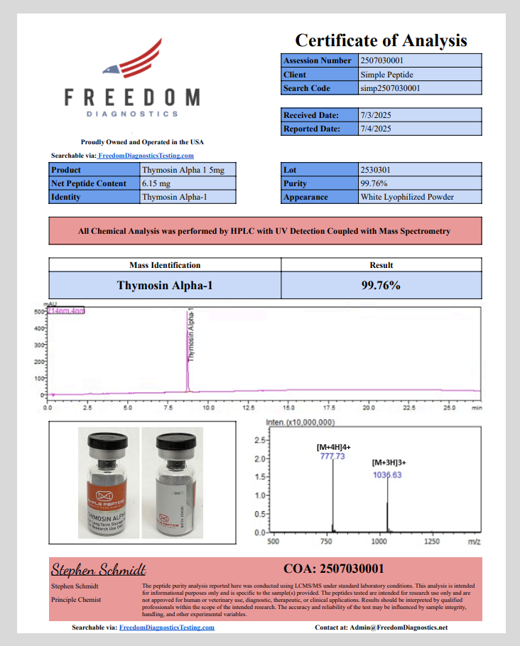 Thymosin Alpha 1 - Image 7