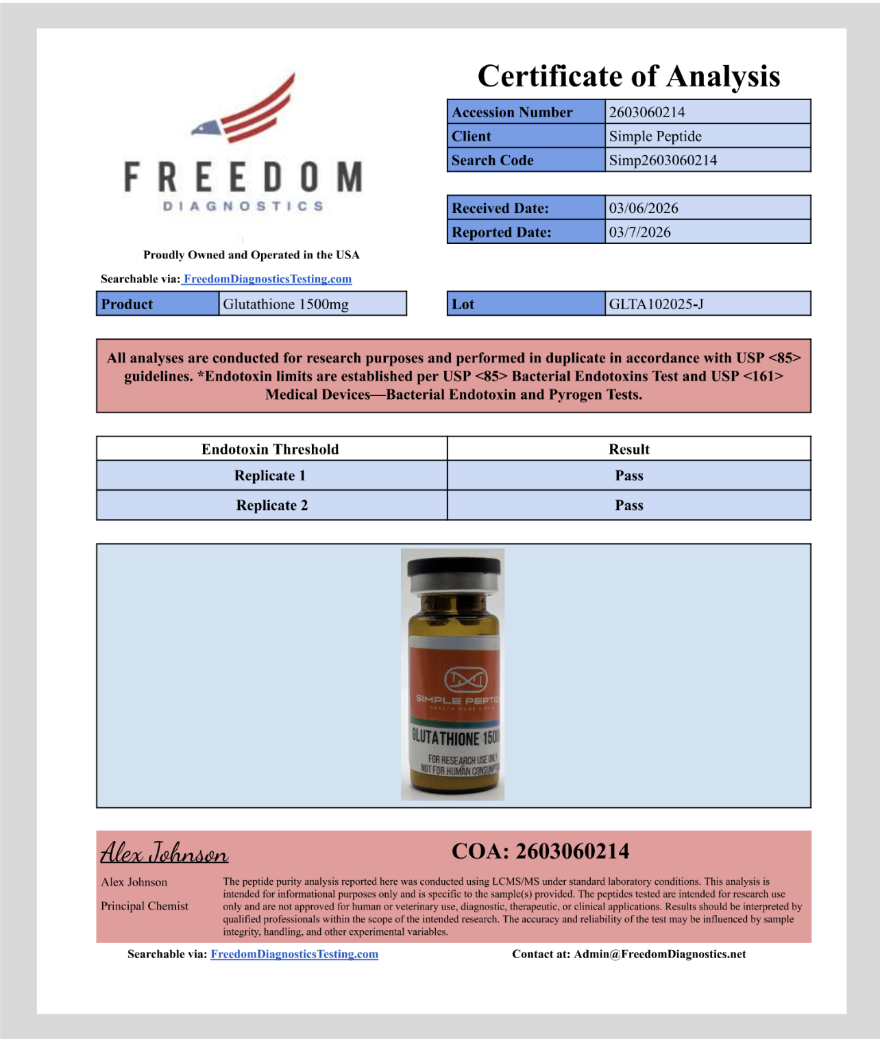 Glutathione 1500MG - Image 2