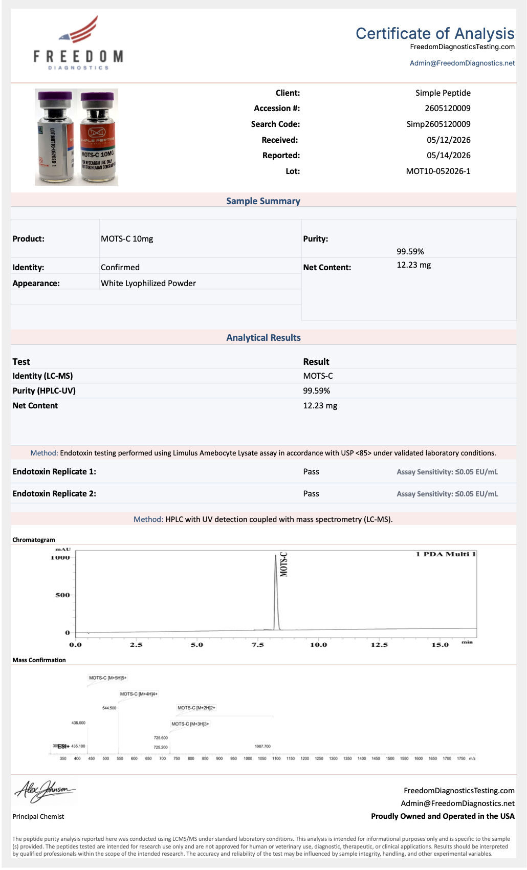MOTS-C (10MG & 40MG) - Image 2