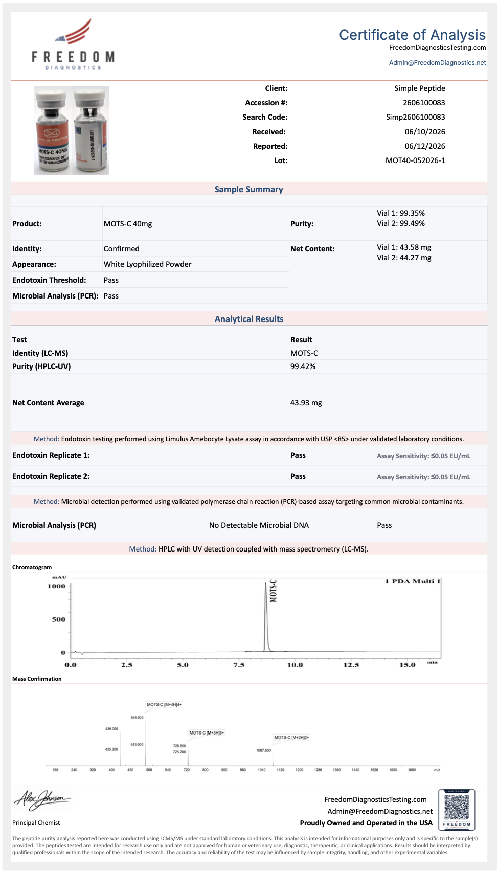 MOTS-C (10MG & 40MG) - Image 2