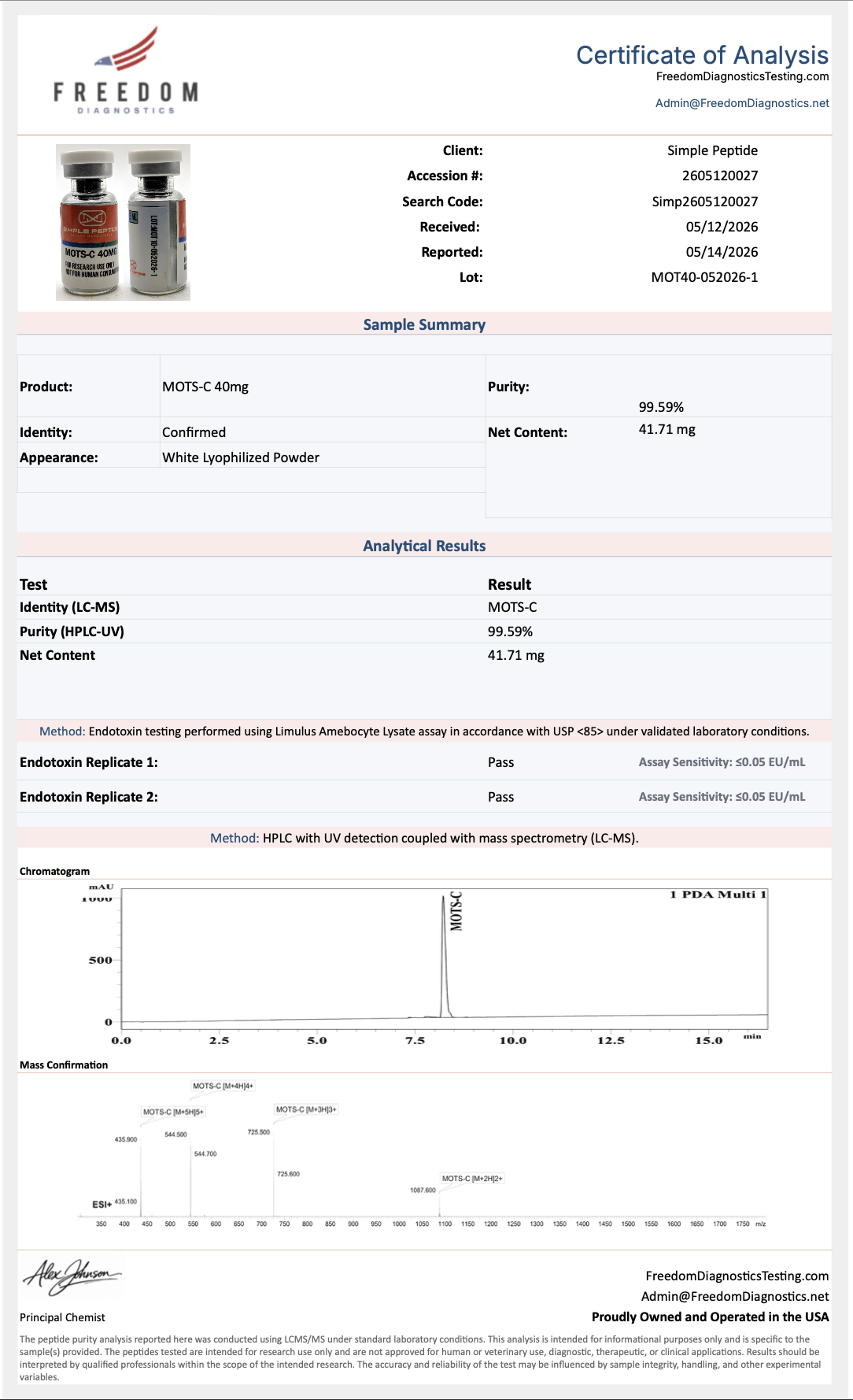 MOTS-C (10MG & 40MG) - Image 3