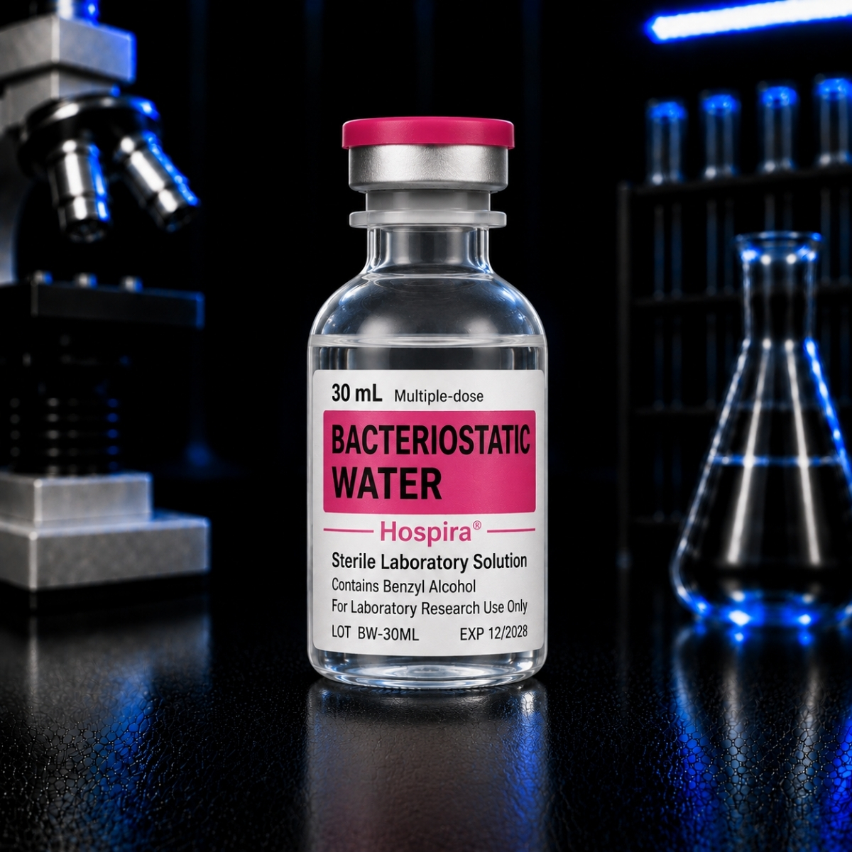 BAC Water 30mL Vial