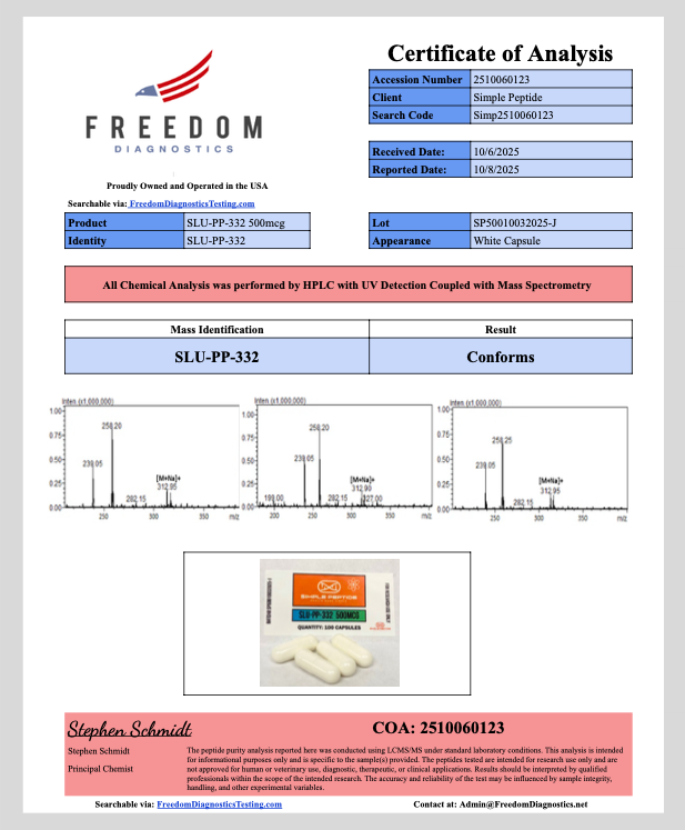 SLU-PP-332 Capsules - Image 4