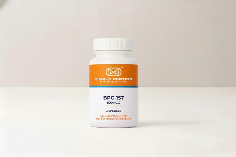 BPC-157 500MCG Capsule Bottle
