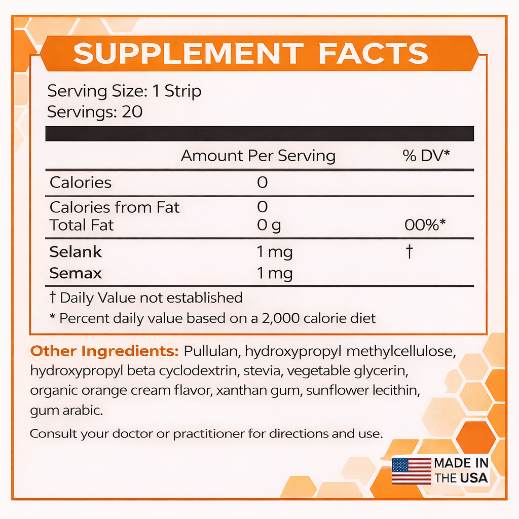 MeltsPro Selank:Semax Facts