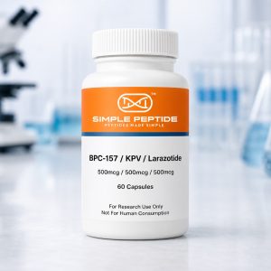 BPC-157 KPV Larazotide 500mcg 60 Capsules by Simple Peptide