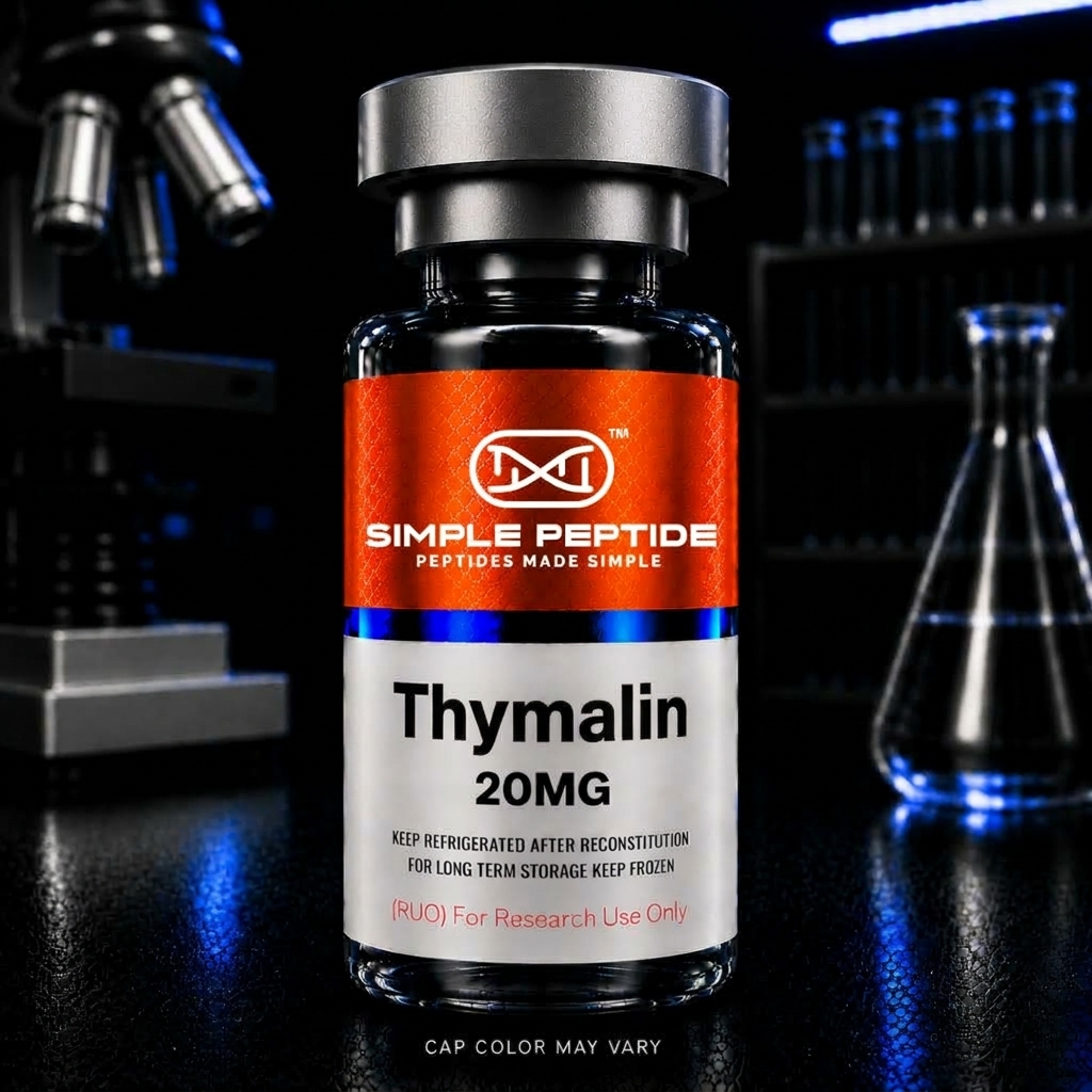 Thymalin 20MG research peptide vial from Simple Peptide
